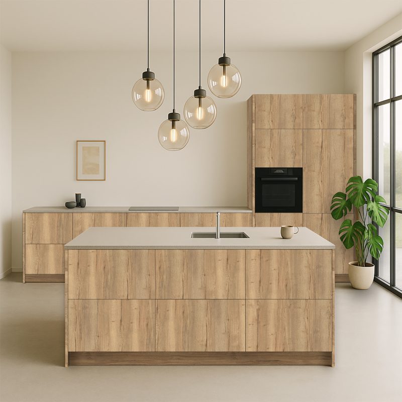 Keukenfronten Halifax Eiken (H1180 St37) Voor Ikea Metod