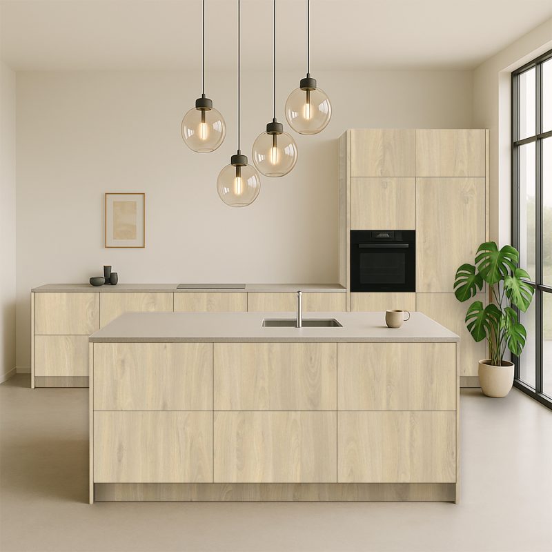 Keukenfronten Fjord Beuken Licht (R24029 Ml) Voor Ikea Metod