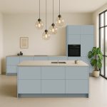 Keukenfronten Grijs Metallic (F70015 SD) voor IKEA Metod