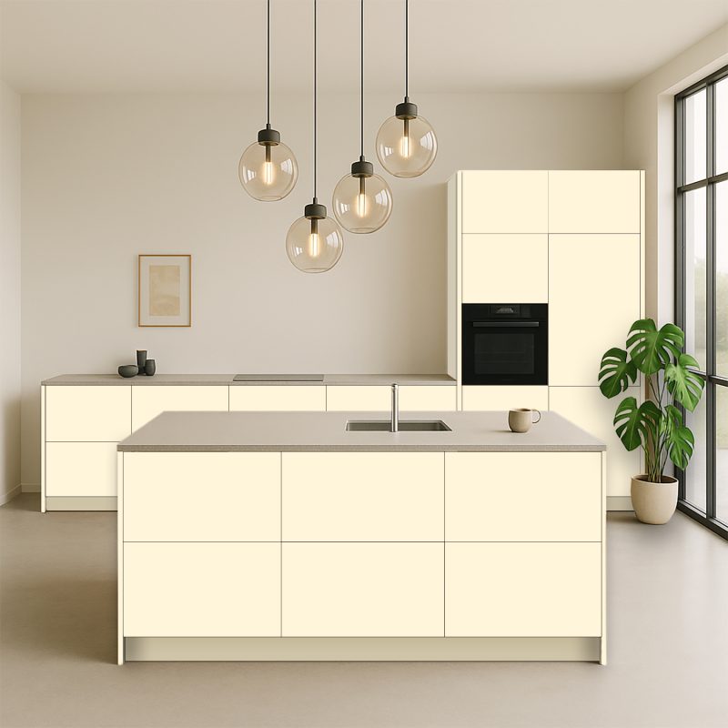 Keukenfronten Magnolia (U11509 Sd) Voor Ikea Metod