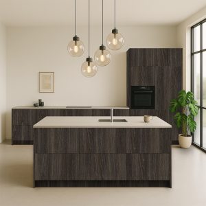 Keukenfronten Eiken Montain Donker (R20065 NW) voor IKEA Metod