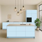 Keukenfronten Pastelblauw (U18067 SD) voor IKEA Metod