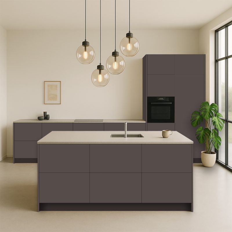 Keukenfronten Zonda Grijs (U12092 Sd) Voor Ikea Metod