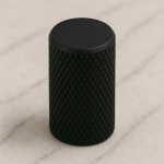 Zwarte Knurl Deurknop Kaap van Elswout