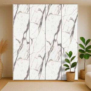 Kastdeuren op maat Talco Carrara marmer voor IKEA PAX (DecoLegno FB38)