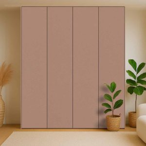 Kastdeuren op maat Idea zacht roze metallic voor IKEA PAX (DecoLegno FB84)