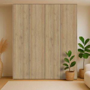 Kastdeuren op maat Maloja Naturellen, Bruin voor IKEA PAX (DecoLegno S128)