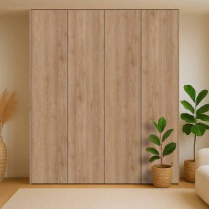 Kastdeuren op maat Pembroke Naturellen/Bruin voor IKEA PAX (DecoLegno S129)