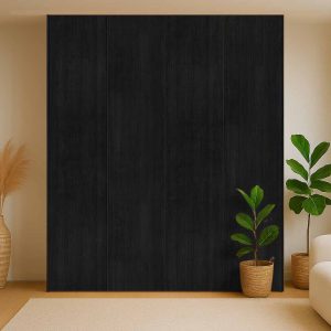 Kastdeuren op maat Maloja Zwart voor IKEA PAX (DecoLegno U129)