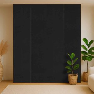 Kastdeuren op maat PrimoFiore Zwart voor IKEA PAX (DecoLegno U129)