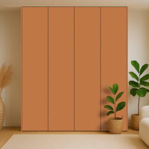 Kastdeuren op maat Ovatta Terra-Oranje voor IKEA PAX (DecoLegno UB18)