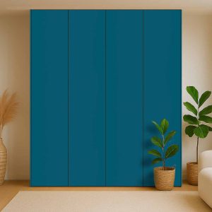 Kastdeuren op maat Ovatta Blauw voor IKEA PAX (DecoLegno UB42)