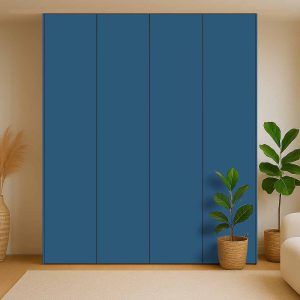 Kastdeuren op maat Ovatta Blauw voor IKEA PAX (DecoLegno UB45)