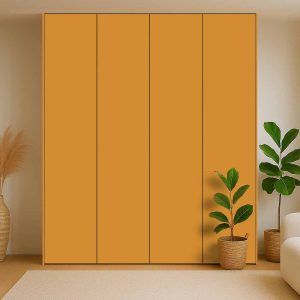 Kastdeuren op maat Ovatta Geel voor IKEA PAX (DecoLegno UB53)