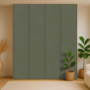 Kastdeuren op maat Jiometori groen voor IKEA PAX (DecoLegno UB54)