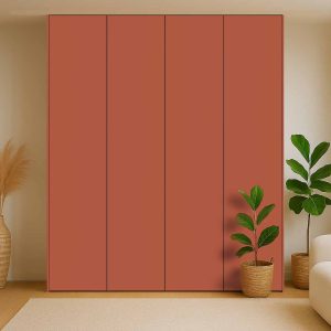 Kastdeuren op maat Ovatta Terra-Oranje voor IKEA PAX (DecoLegno UB55)