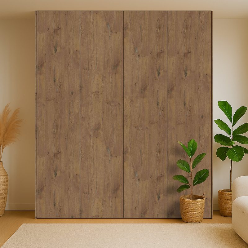 Pfleiderer-R20027-Lancelot-Oak-Licht-Pax-Kastdeuren-Op-Maat Kastdeuren Op Maat Voor Ikea Pax In Lancelot Oak Licht (Pfleiderer R20027)