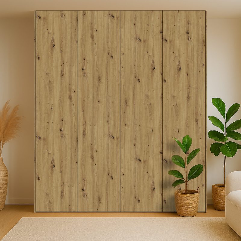 Pfleiderer-R20315-Artisan-Eiken-Pax-Kastdeuren-Op-Maat Kastdeuren Op Maat Voor Ikea Pax In Artisan Eiken (Pfleiderer R20315)