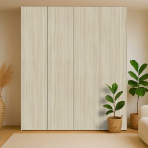 Kastdeuren op maat voor IKEA PAX in Esdoorn Kiruna (Pfleiderer R27043)