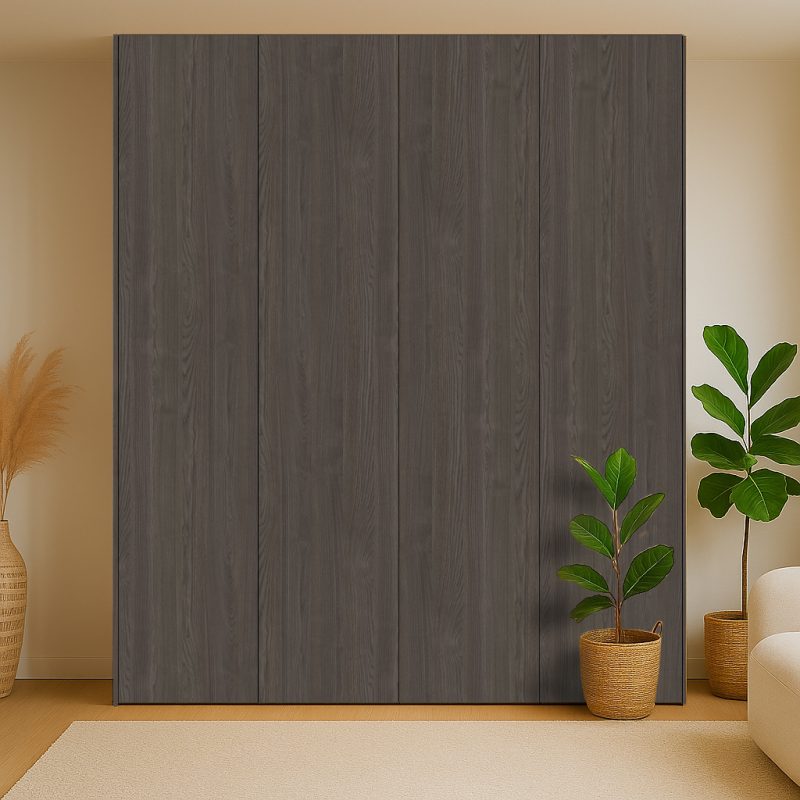 Kastdeuren Op Maat Voor Ikea Pax In Portland Ash Donker (Pfleiderer R34024)
