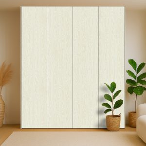 Kastdeuren op maat voor IKEA PAX in Willow wit (Pfleiderer R55072)