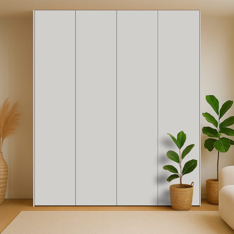 Pfleiderer-U12188-Lichtgrijs-Pax-Kastdeuren-Op-Maat Kastdeuren Op Maat Voor Ikea Pax In Lichtgrijs (Pfleiderer U12188)