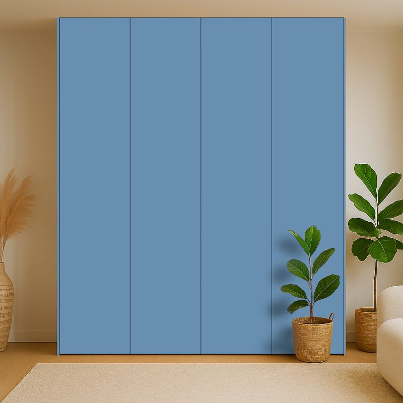 Pfleiderer-U18002-Waterblauw-Pax-Kastdeuren-Op-Maat Kastdeuren Op Maat Voor Ikea Pax In Waterblauw (Pfleiderer U18002)