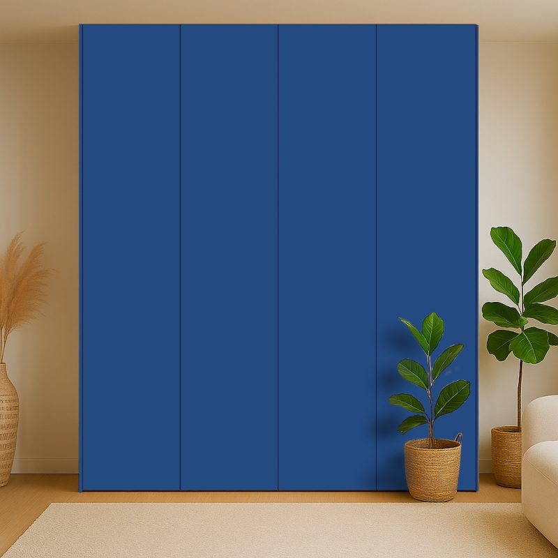 Kastdeuren Op Maat Voor Ikea Pax In Gentiaanblauw (Pfleiderer U18059)