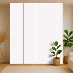 Kastdeuren op maat voor IKEA PAX in Industrie wit (Pfleiderer W10140)